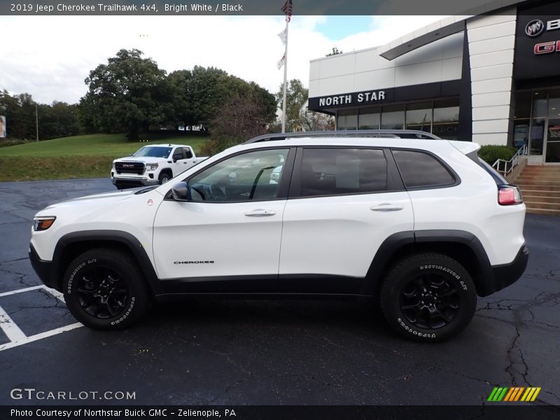 Bright White / Black 2019 Jeep Cherokee Trailhawk 4x4