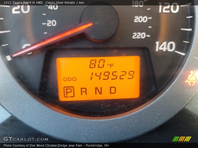 Classic Silver Metallic / Ash 2011 Toyota RAV4 I4 4WD