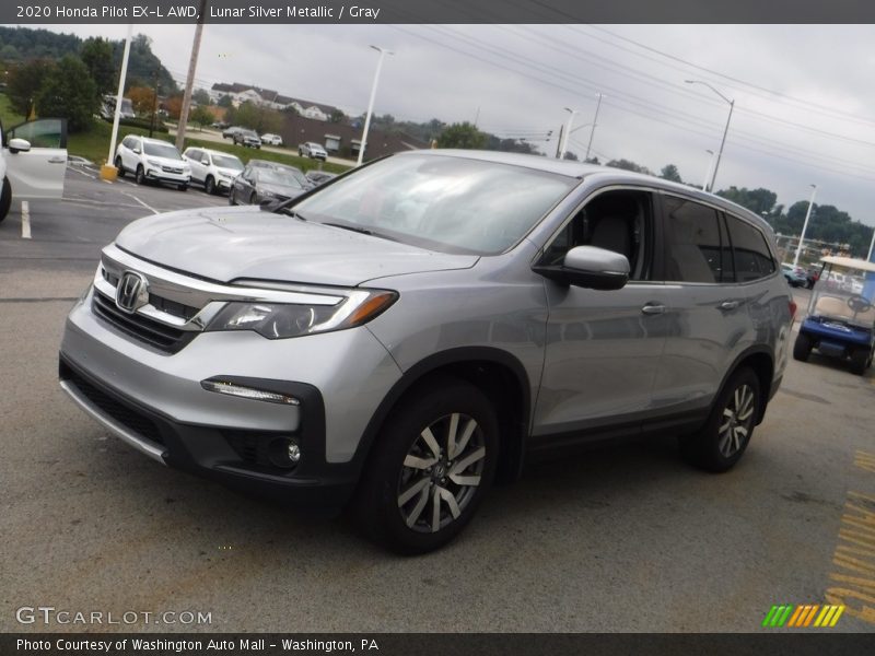 Lunar Silver Metallic / Gray 2020 Honda Pilot EX-L AWD