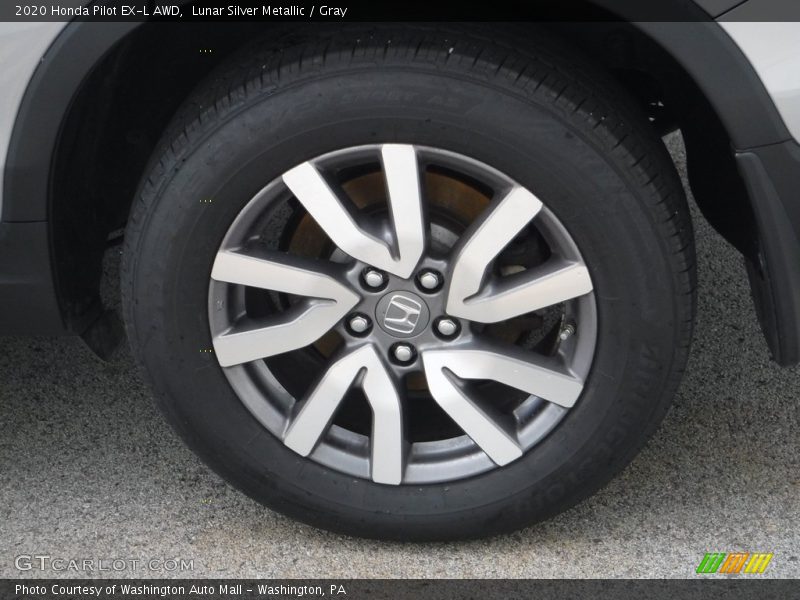 Lunar Silver Metallic / Gray 2020 Honda Pilot EX-L AWD