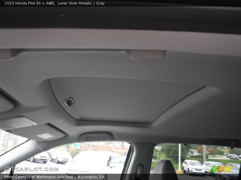 Lunar Silver Metallic / Gray 2020 Honda Pilot EX-L AWD