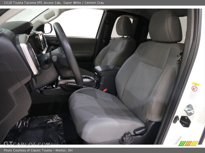 Super White / Cement Gray 2018 Toyota Tacoma SR5 Access Cab