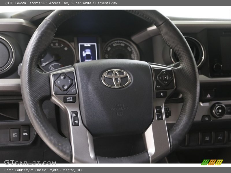 Super White / Cement Gray 2018 Toyota Tacoma SR5 Access Cab
