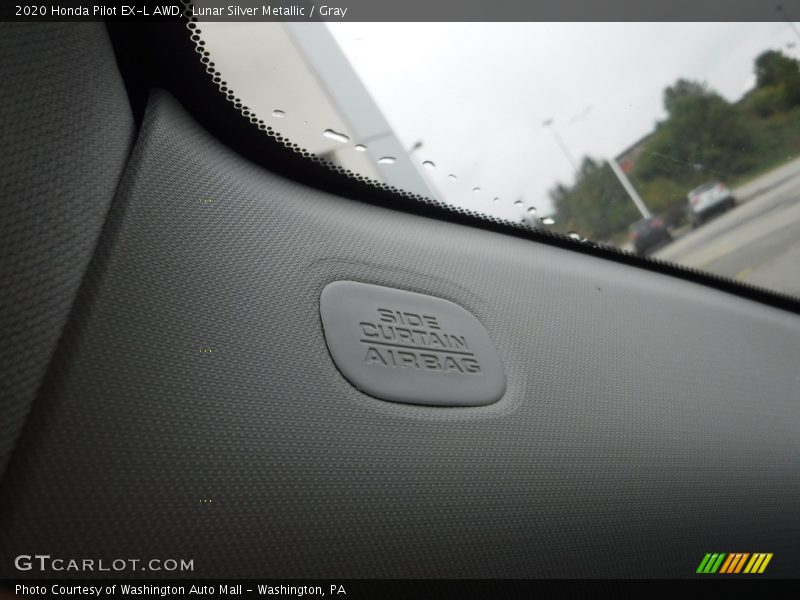 Lunar Silver Metallic / Gray 2020 Honda Pilot EX-L AWD