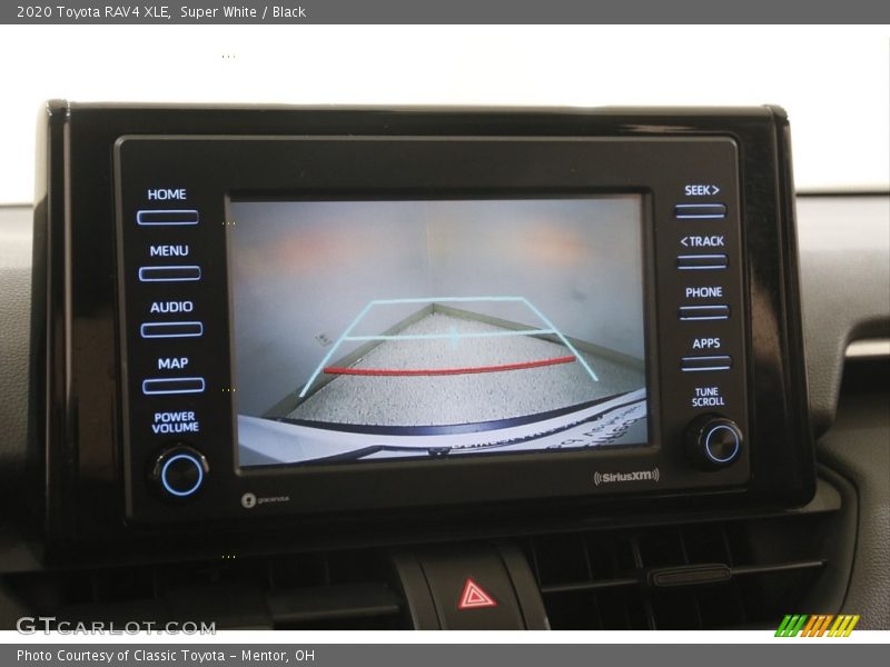 Super White / Black 2020 Toyota RAV4 XLE