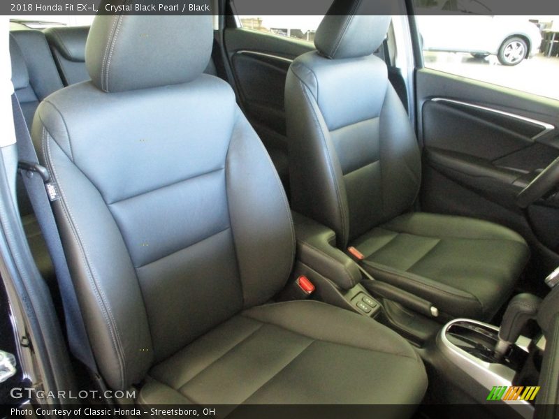 Crystal Black Pearl / Black 2018 Honda Fit EX-L