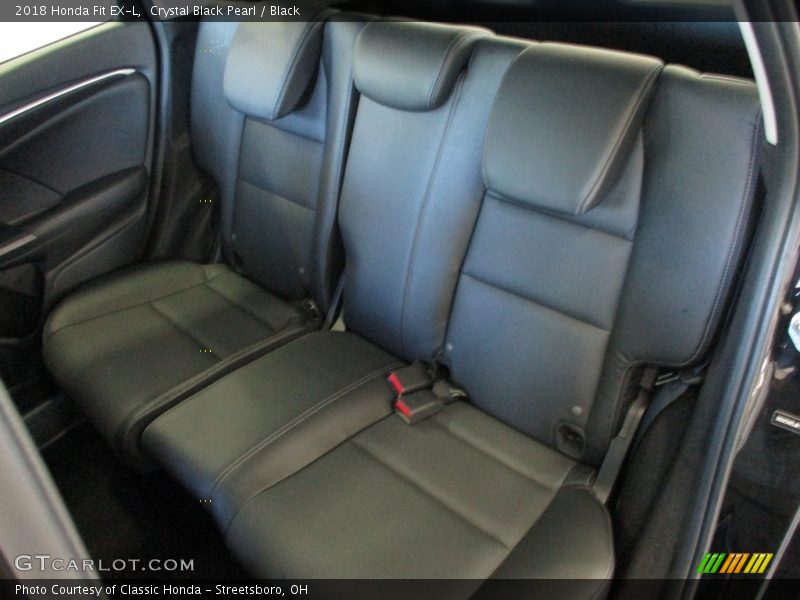 Crystal Black Pearl / Black 2018 Honda Fit EX-L