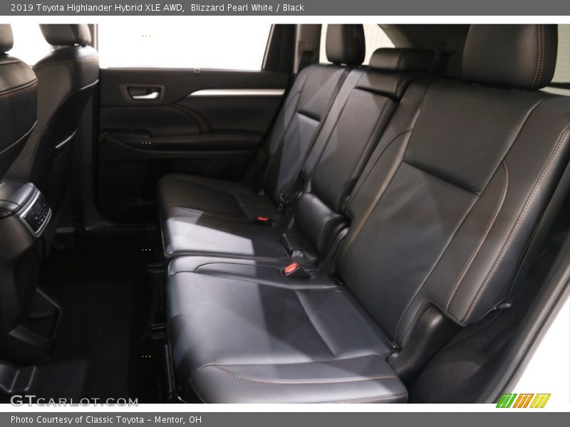 Rear Seat of 2019 Highlander Hybrid XLE AWD