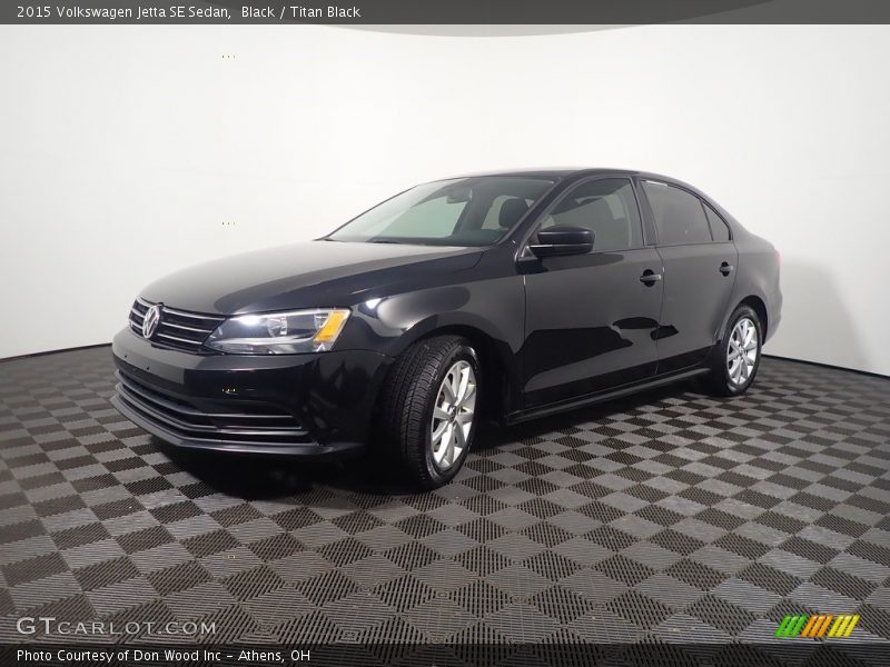 Black / Titan Black 2015 Volkswagen Jetta SE Sedan