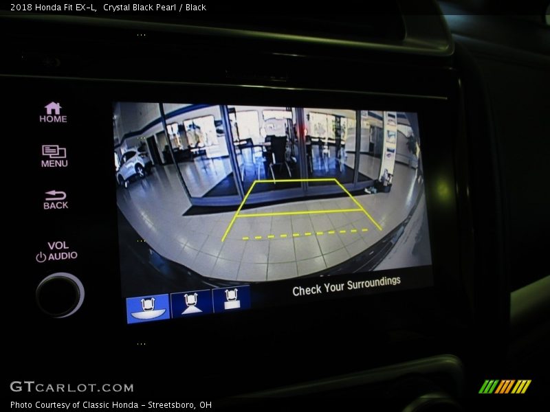 Crystal Black Pearl / Black 2018 Honda Fit EX-L