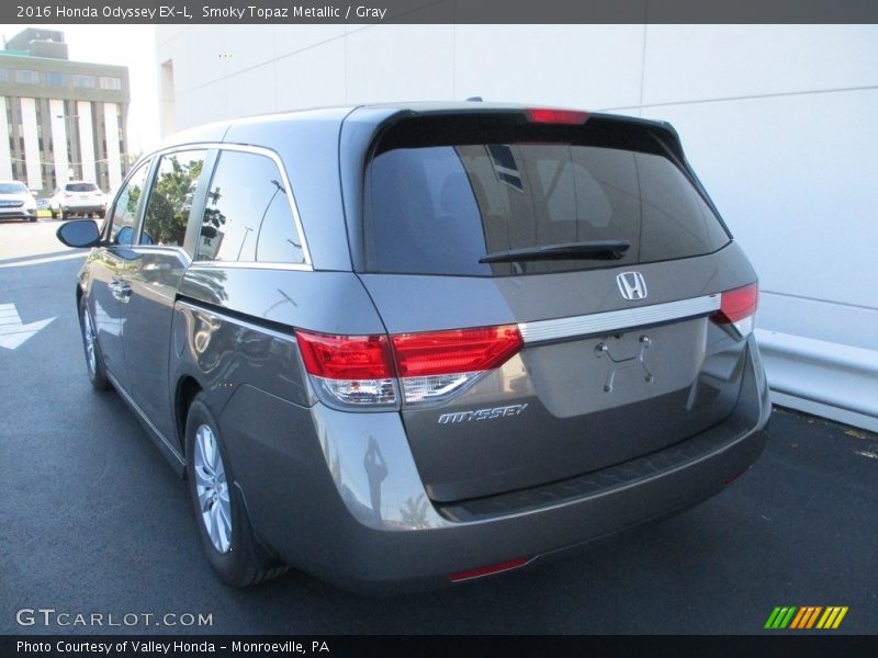 Smoky Topaz Metallic / Gray 2016 Honda Odyssey EX-L