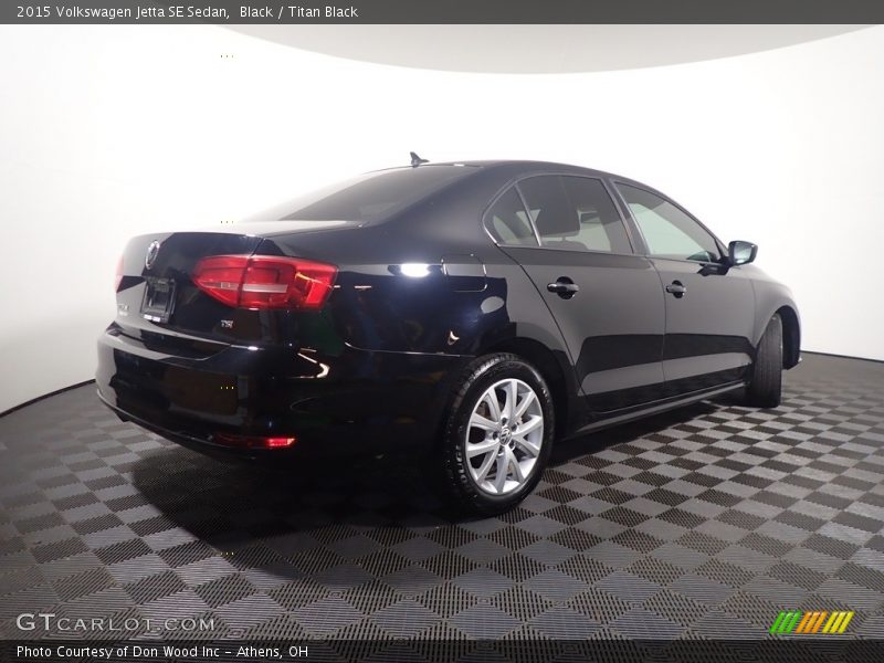 Black / Titan Black 2015 Volkswagen Jetta SE Sedan