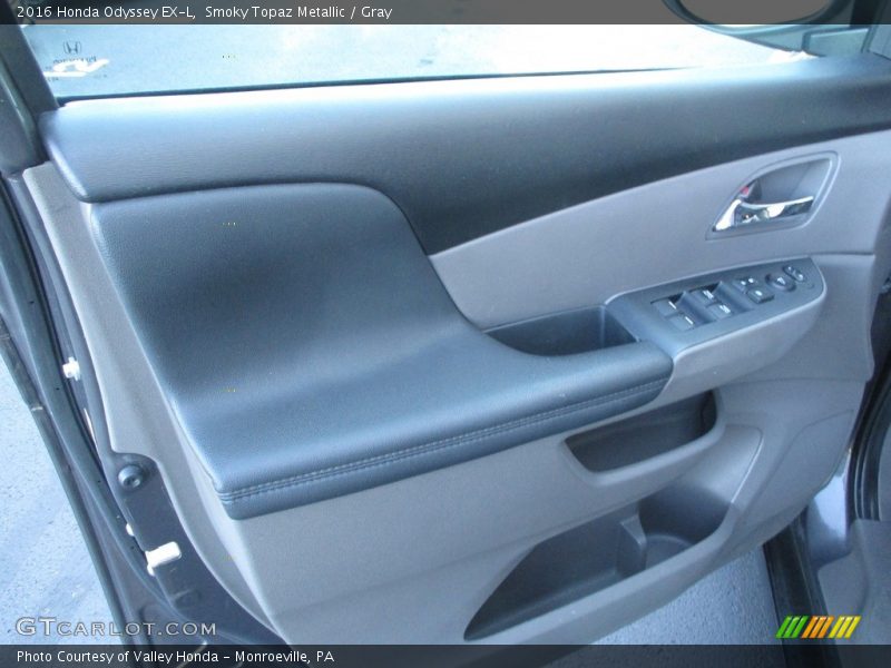 Smoky Topaz Metallic / Gray 2016 Honda Odyssey EX-L