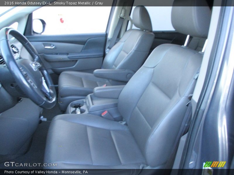 Smoky Topaz Metallic / Gray 2016 Honda Odyssey EX-L