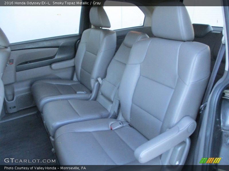 Smoky Topaz Metallic / Gray 2016 Honda Odyssey EX-L