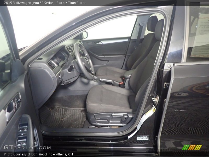 Front Seat of 2015 Jetta SE Sedan