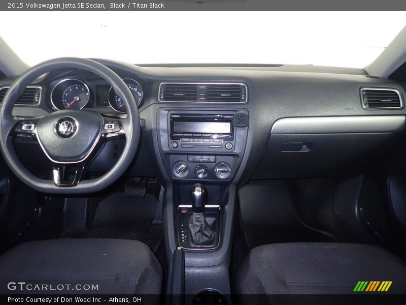 Black / Titan Black 2015 Volkswagen Jetta SE Sedan