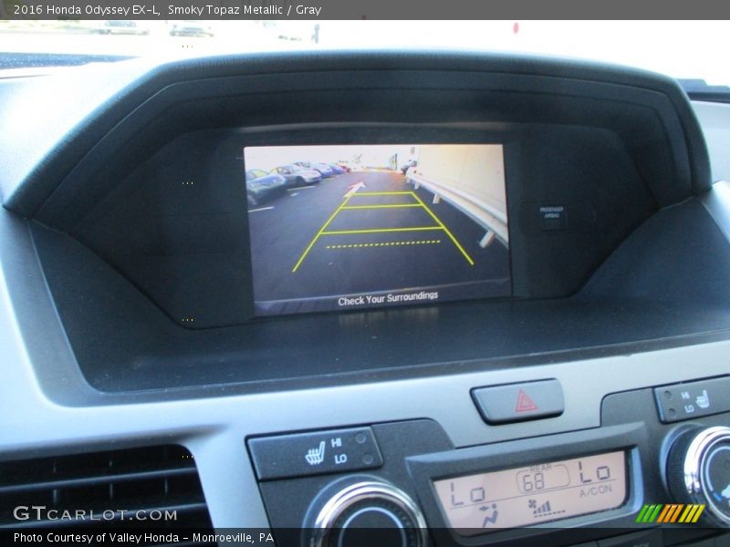 Smoky Topaz Metallic / Gray 2016 Honda Odyssey EX-L