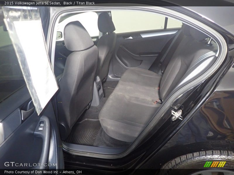 Black / Titan Black 2015 Volkswagen Jetta SE Sedan