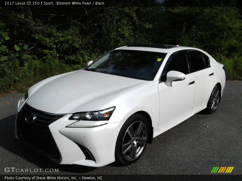 Eminent White Pearl / Black 2017 Lexus GS 350 F Sport