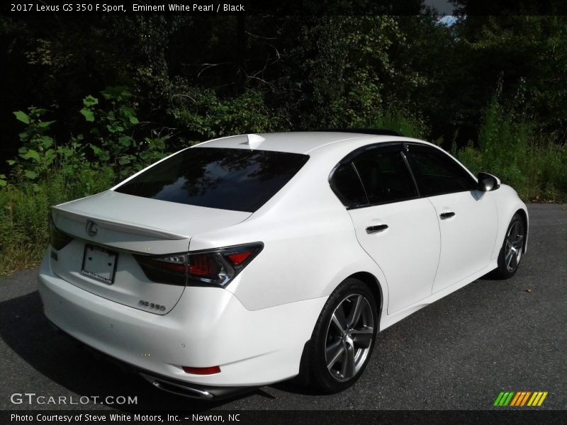 Eminent White Pearl / Black 2017 Lexus GS 350 F Sport