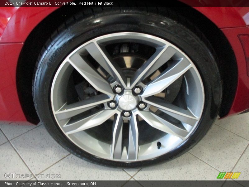 Red Hot / Jet Black 2017 Chevrolet Camaro LT Convertible
