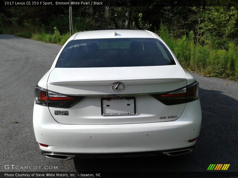 Eminent White Pearl / Black 2017 Lexus GS 350 F Sport