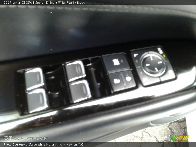 Eminent White Pearl / Black 2017 Lexus GS 350 F Sport
