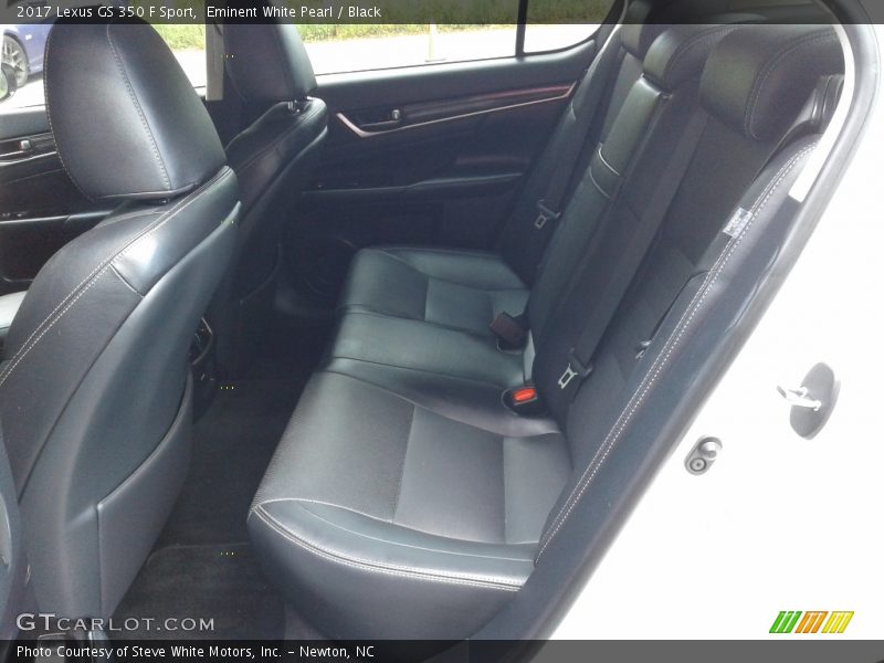 Rear Seat of 2017 GS 350 F Sport