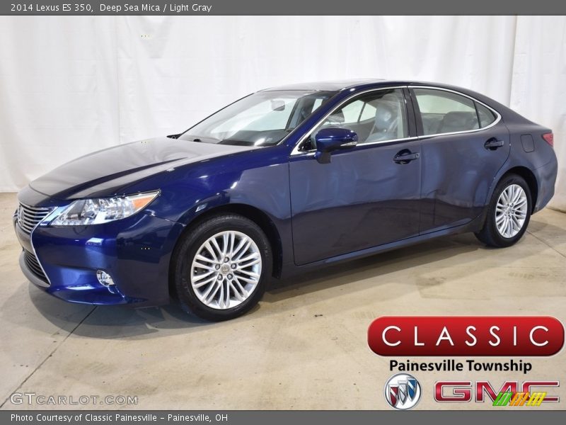 Deep Sea Mica / Light Gray 2014 Lexus ES 350