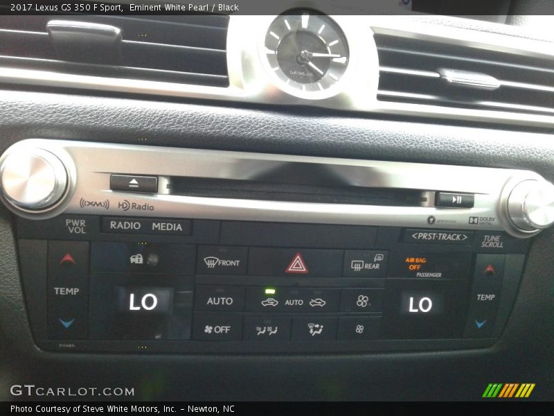Eminent White Pearl / Black 2017 Lexus GS 350 F Sport