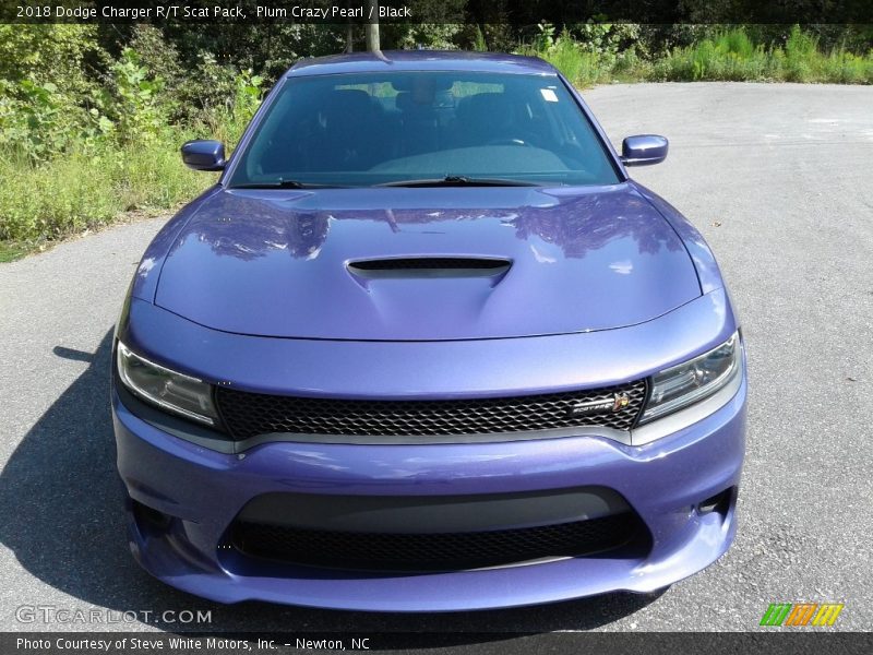 Plum Crazy Pearl / Black 2018 Dodge Charger R/T Scat Pack