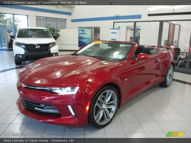 Red Hot / Jet Black 2017 Chevrolet Camaro LT Convertible