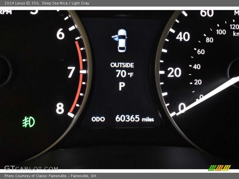 Deep Sea Mica / Light Gray 2014 Lexus ES 350