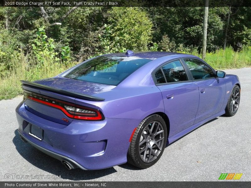 Plum Crazy Pearl / Black 2018 Dodge Charger R/T Scat Pack