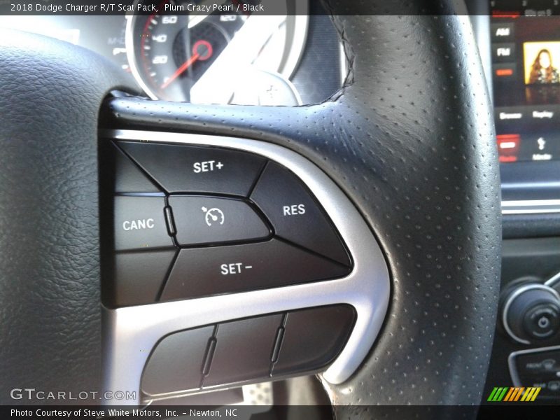 Plum Crazy Pearl / Black 2018 Dodge Charger R/T Scat Pack