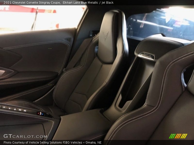 Elkhart Lake Blue Metallic / Jet Black 2021 Chevrolet Corvette Stingray Coupe