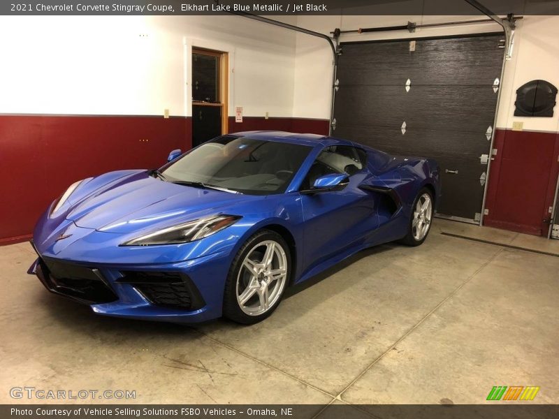  2021 Corvette Stingray Coupe Elkhart Lake Blue Metallic