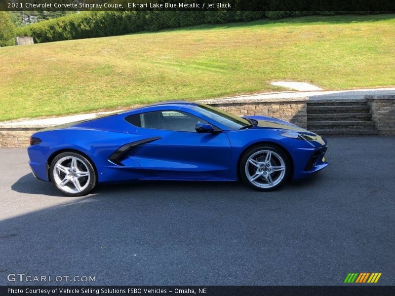 2021 Corvette Stingray Coupe Elkhart Lake Blue Metallic