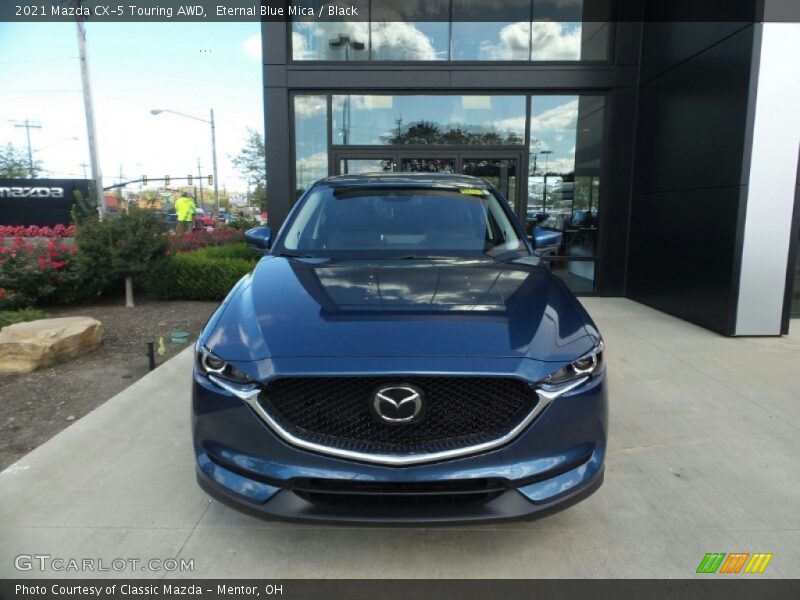 Eternal Blue Mica / Black 2021 Mazda CX-5 Touring AWD