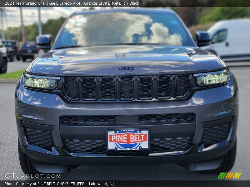 Granite Crystal Metallic / Black 2021 Jeep Grand Cherokee L Laredo 4x4