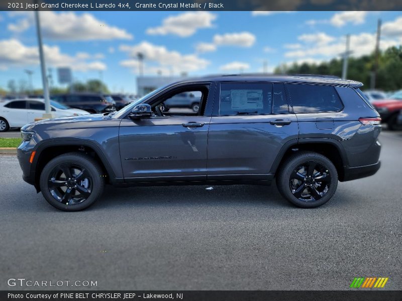 Granite Crystal Metallic / Black 2021 Jeep Grand Cherokee L Laredo 4x4