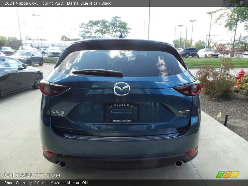 Eternal Blue Mica / Black 2021 Mazda CX-5 Touring AWD