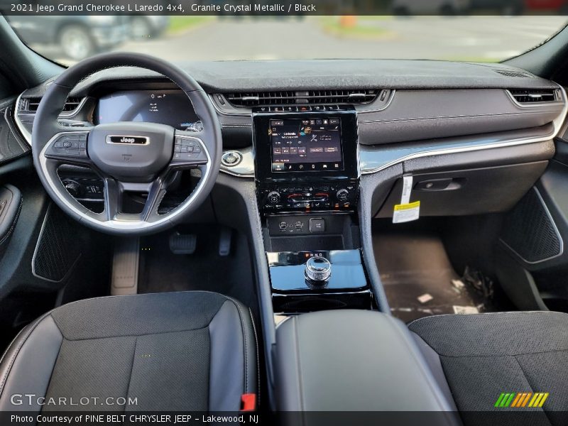 Granite Crystal Metallic / Black 2021 Jeep Grand Cherokee L Laredo 4x4