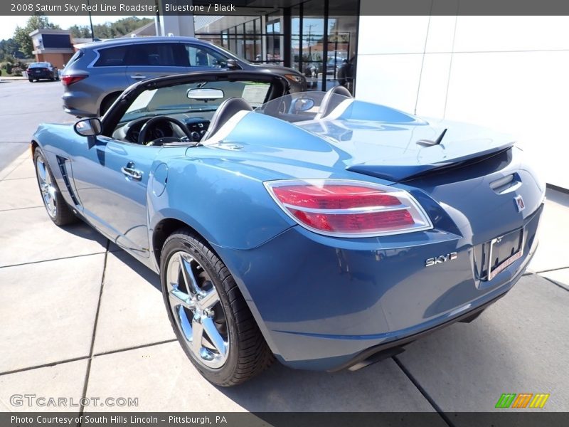 Bluestone / Black 2008 Saturn Sky Red Line Roadster