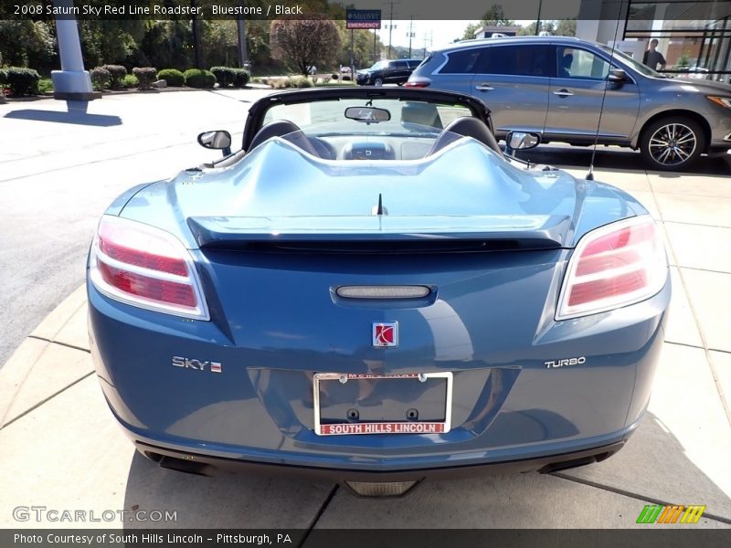 Bluestone / Black 2008 Saturn Sky Red Line Roadster