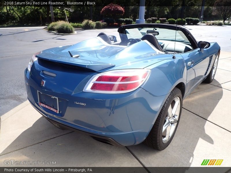 Bluestone / Black 2008 Saturn Sky Red Line Roadster