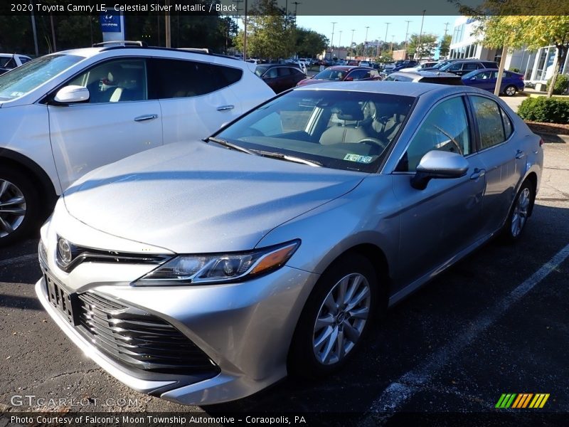 Celestial Silver Metallic / Black 2020 Toyota Camry LE