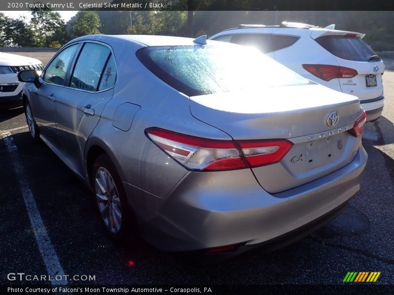 Celestial Silver Metallic / Black 2020 Toyota Camry LE