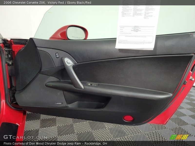 Victory Red / Ebony Black/Red 2006 Chevrolet Corvette Z06